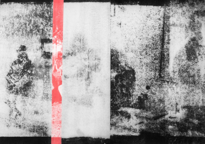 02 z cyklu KLISZE FOTOGRAFIA PAMIEC OBRAZ GRAFICZNY REMINISCENCES VIII guma chromianowa 70x100cm 2015